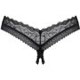 Трусики Obsessive Medilla crotchless thong M/L: Фактура Сетка, Ажурная