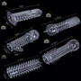Набор рельефных насадок NDS 3005 Clear (5 штук) (23300) фото 6