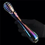 Фаллоимитатор LoveToy Twilight Gleam Glass Dildo Twin Pleasures: Тип Двухсторонние