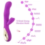 Вібромасажер для точки G Boss Series - Wibrator RABBIT G-spot, PURP: Тип управління кнопкове