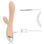 Вибратор с клиторальным отростком NDS 1219-1 Flesh (23607): Длина, см 21