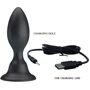 Анальный стимулятор с вибрацией MR PLAY - VIBRATING ANAL PLUG, BI-040076W-MR: Особенности С присоской, Водонепроницаемые
