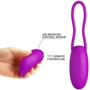 Віброяйце з дистанційним керуванням Pretty Love - DAVE 12 Functions USB, BI-014237: Довжина, см 7.5