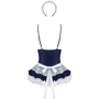 Костюм горничной Obsessive 872-CST-6 costume, S/M: Вид Костюмы