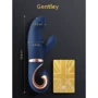Вибратор кролик Gvibe Gentley Caribbean Blue: Длина, см 19.9
