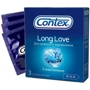 Презервативы латексные с силиконовой смазкой Contex №3 Long Love с анестетиком: Количество в упаковке 3