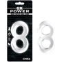 Ерекційне кільце Chisa GK Power Duo Cock 8 Ball Ring Clear: Виробник CHISA