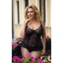 Комплект SoftLine - Adel, корсет + стринги, XL (black): Применение На тело