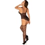 Бодістокінг Obsessive Bodystocking G325 black S/M/L: Застосування На тело