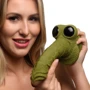 Фантазійний фалоімітатор Creature Cocks Swamp Monster Green Scaly Silicone Dildo: Діаметр, см 5