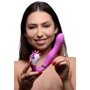 G-Licker 12X Silicone Vibe with Clitoral Stimulation - стимулятор, 15x3.8 см: Тип и форма Вибромассажер