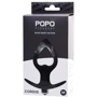 Анальная пробка с вибрацией Toyfa POPO Pleasure Anal Plug Cordis M Vibro Black: Материал Силикон