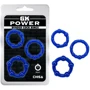 Набор эрекционных колец Chisa GK Power Beaded Cock Rings Blue: Производитель CHISA
