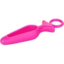 Анальная пробка Pipdream Silicone Groove Probe, 10,25х3,25 см, розовый: Особенности Водонепроницаемые, С кольцом