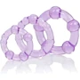 Набір ерекційних кілець California Exotic Novelties Transparent Island Rings, 3 шт