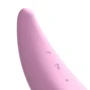 Вакуумный клиторальный стимулятор Satisfyer Curvy 3+: Диаметр, см 4.5