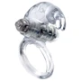 Ерекційне вібро кільце BOSS Rabbit Vibro Cock Ring Clear, BS6700049
