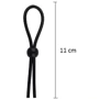 Лассо на пенис с одной фиксирующей бусинкой SKN-LS001 Black: Производитель SKN