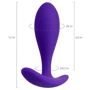 Анальная пробка ToDo Anal Plug Hub (фиолетовая) фото 6