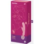 Вібратор-кролик + масажер 2в1 Satisfyer Triple Lover Рink: Довжина, см 24