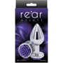 Анальна пробка Ns Novelties - Rose Buttplug M (срібляста з фіолетовим): Для кого Для женщин