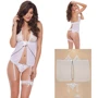 Эротический комплект NDS 5079-1 White M/L (22033): Фактура Сетка, Ажурная