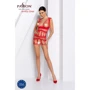 Бодістокінг Passion BS089 red: Фактура Сетка