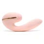 Вакуумний вібратор Kistoy Tina Mini Light Pink, вагінально-кліторальний