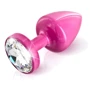 Анальная пробка со стразом Diogol ANNI round pink 30мм: Для кого Унисекс