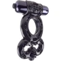 Эрекционное кольцо с вибрацией Infinity Super Ring Black, черный: Производитель Pipedream