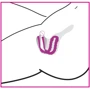 Стимулятор Petal Pusher Silicone Labia Spreader: Тип управління кнопкове