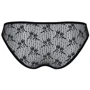 Трусики-слипы с кружевной сеточкой Dina Thong black L/XL - Passion: Вид Трусы