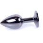 Анальная пробка BOSS of TOYS Boss Series - Jewellery Dark Silver PLUG Light Blue S (BS6400031): Наличие вибрации Нет