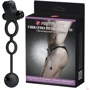 Виброкольцо с анальным шариком Pretty Love Vibration Penis Sleeve IV Black