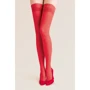 Панчохи Gabriella Calze Lycra 15 den з самоудежівающімся мереживом 9 см, Червоний, 1/2