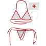 Ігровий костюм Медсестра NDS 8815 White/Red One Size (12942): Декор Без декора