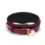Ошейник с поводком Liebe Seele Wine Red Curved Collar фото 4