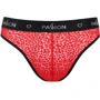 Трусы Passion SLIP MIKE 031 red L/XL: Узор Однотонный, Леопардовый