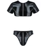 Сексуальний комплект Passion 057 SET PETER black L/XL: Декор Сеточка