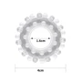 Эрекционное кольцо LoveToy POWER PLUS Cockring, Clear: Цвет прозрачный