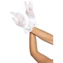 Перчатки Leg Avenue Floral lace wristlength gloves White: Для кого Для женщин