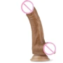 Фаллоимитатор LoveToy Dual-Layered Silicone Cock 8" Brown