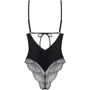 Боді Obsessive Lobellis teddy M/L: Декор Кружево