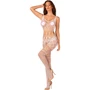 Бодістокінг Obsessive Bodystocking G330 white XL/XXL