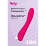 Вібратор для точки G із сенсорним керуванням Toyfa JOS Twig Pink: Довжина, см 20.5