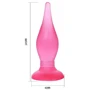 Анальная пробка на присоске Butt plug, BI-017006 Pink: Материал Гель