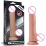 Фаллоимитатор LoveToy Dual-Layered Silicone Cock 8" Flesh: Назначение Вагинальные