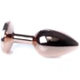 Анальная пробка с кристаллом BOSS of TOYS Boss Series - Jewellery Red Gold PLUG Clear S, BS6400112: Тип Анальные пробки