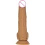 Фаллоимитатор с пульсацией Naked ADDICTION Dominic 9″ Caramel, пульт ДУ, диаметр 4,2 см: Назначение Вагинальные