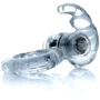 Ерекційне вібро кільце BOSS Rabbit Vibro Cock Ring Clear, BS6700049 фото 4